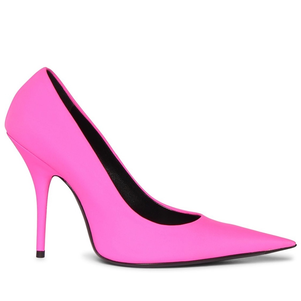 BALENCIAGA Knife Pump in Fluo Pink new